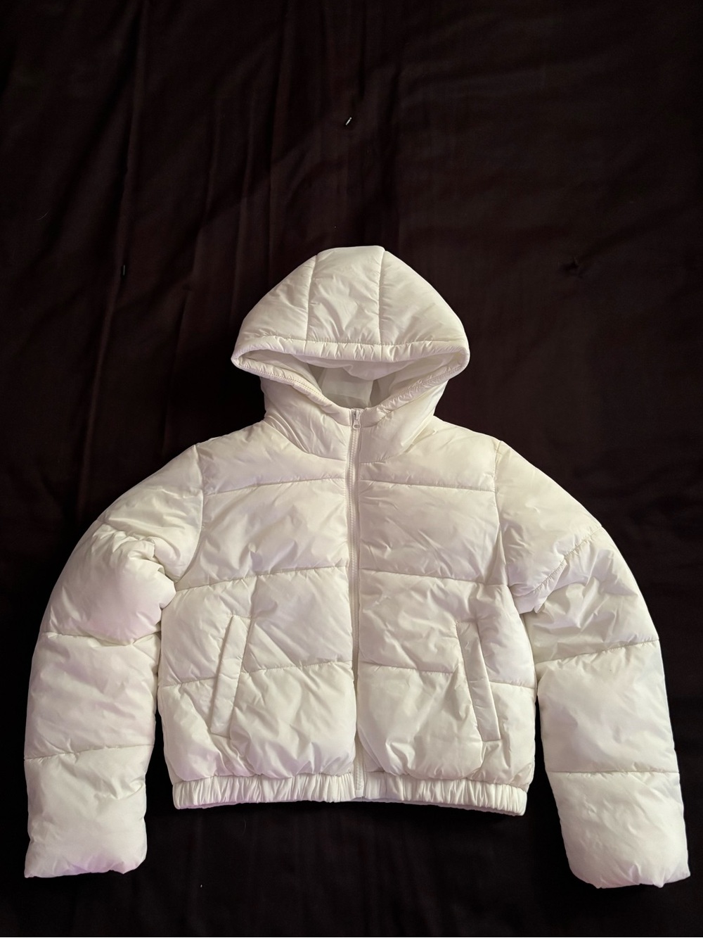 Ambiance Outerwear Women’s Puffer Jacket | White